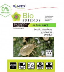 PLĖŠRI ERKĖ – BIOFRIENDS naudingi vabzdžiai (barstomi), 25 000 vnt.